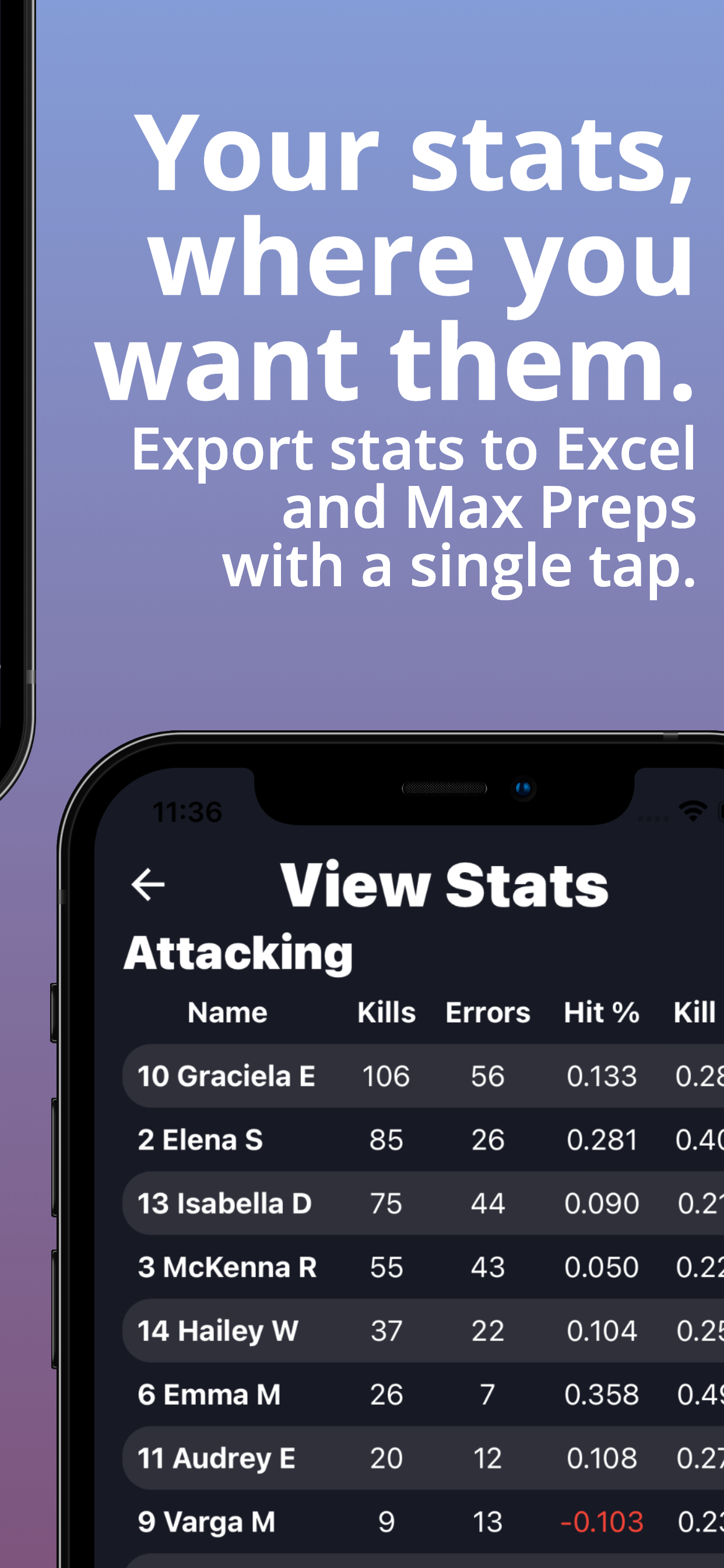 Stat Together: Volleyball screenshot 4