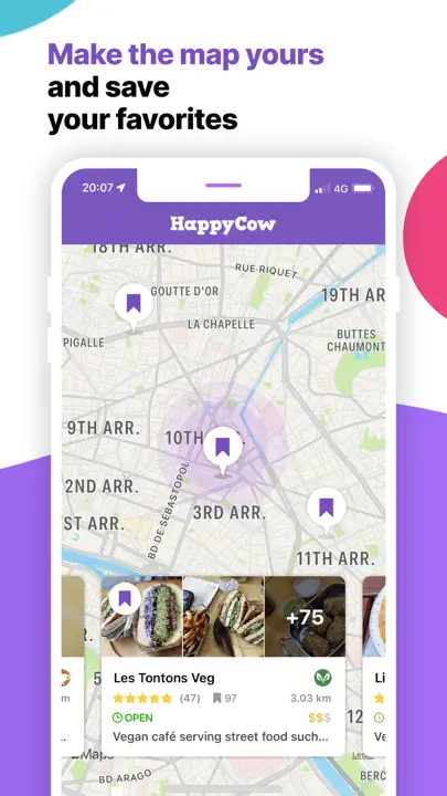 HappyCow - Vegan Food Near You iPhone-skjermbilde 5