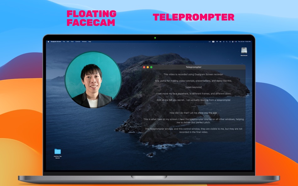 #1. Dualgram Screen Recorder (macOS) 由: Just2us Pte Ltd