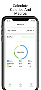 Calorie Calculator - MacroCal screenshot #1 for iPhone