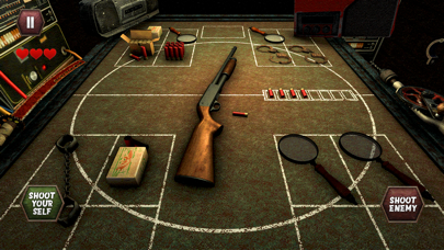 Buckshot Roulette shotgun Game Screenshot