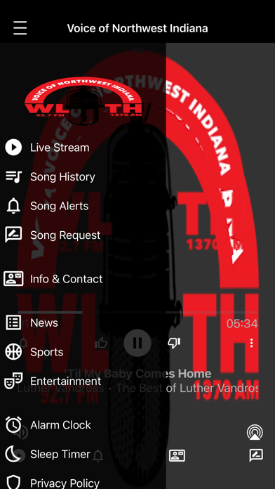 WLTH Radio Gary Indiana Screenshot