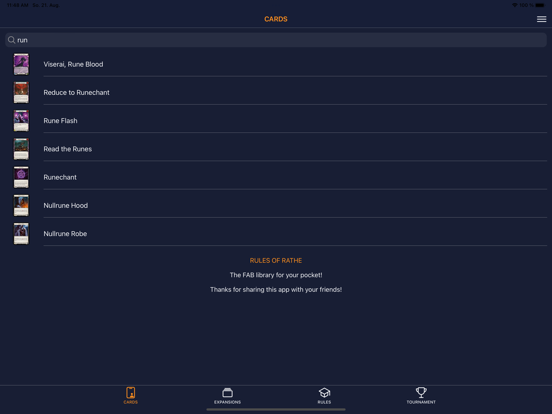 RULES OF RATHE iPad screenshot 8 - Productivity app