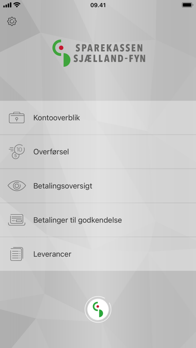 Mobilbank Erhverv Screenshot