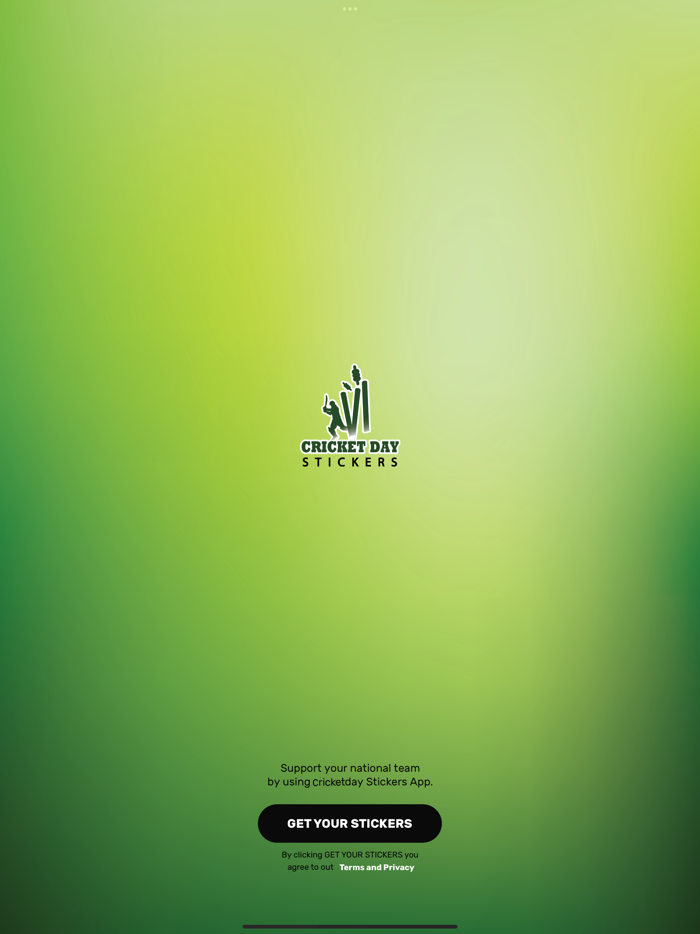 Cricket Day Stickers