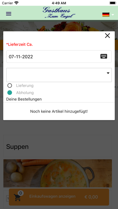 Restaurant Zum Engel Screenshot