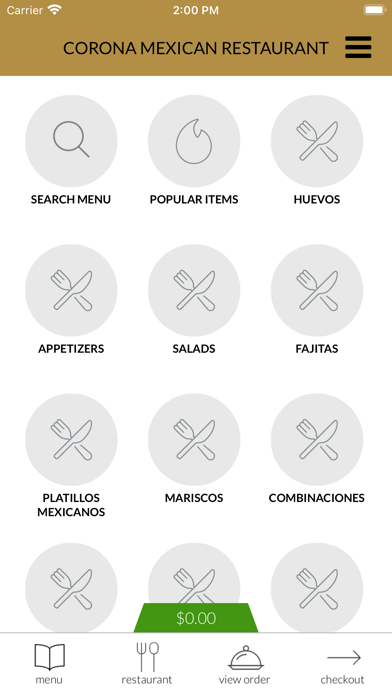 Corona Mexican Restaurant Screenshot
