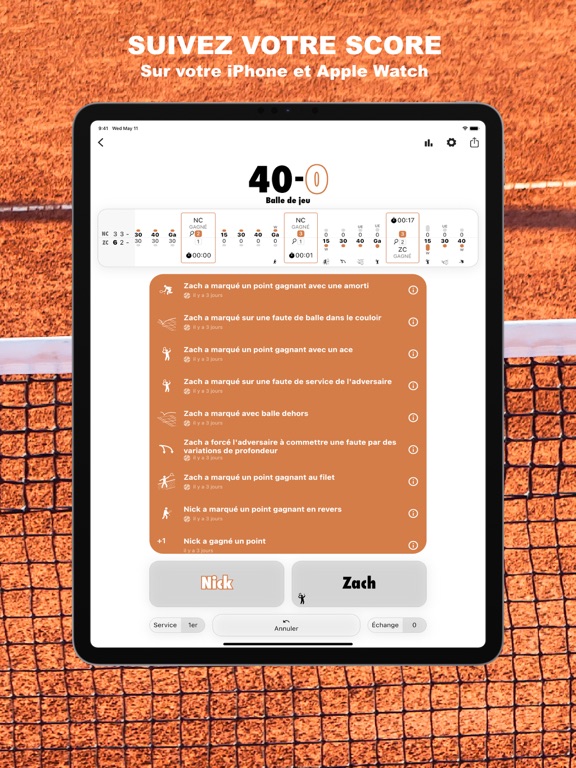 Screenshot #4 pour Tennis Score Keepr