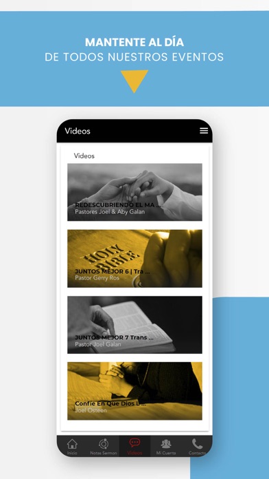 App Transformation Church Screenshot