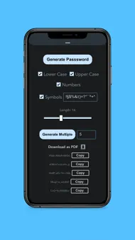 Passwords Generator iphone bilder 1