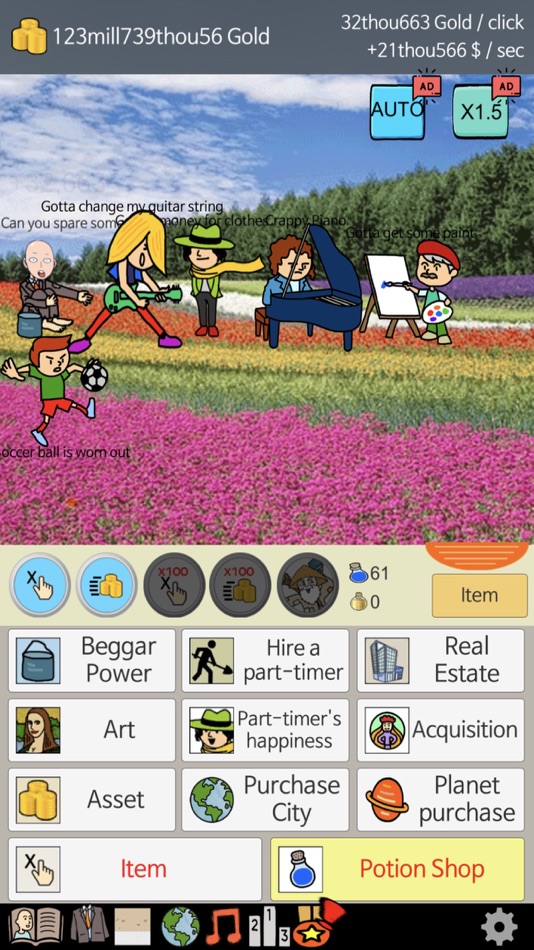 Beggar Life  Clicker Adventure - 1.1 - (iOS)