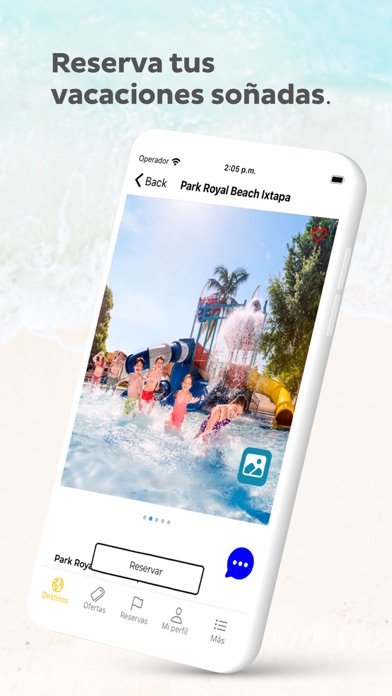 Royal Holiday Booking Screenshot
