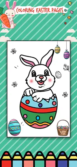 Game screenshot Easter Egg Coloring Book App apk