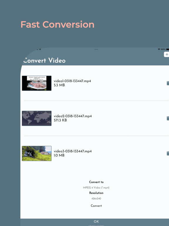 Screenshot #6 pour Just a Simple Video Converter