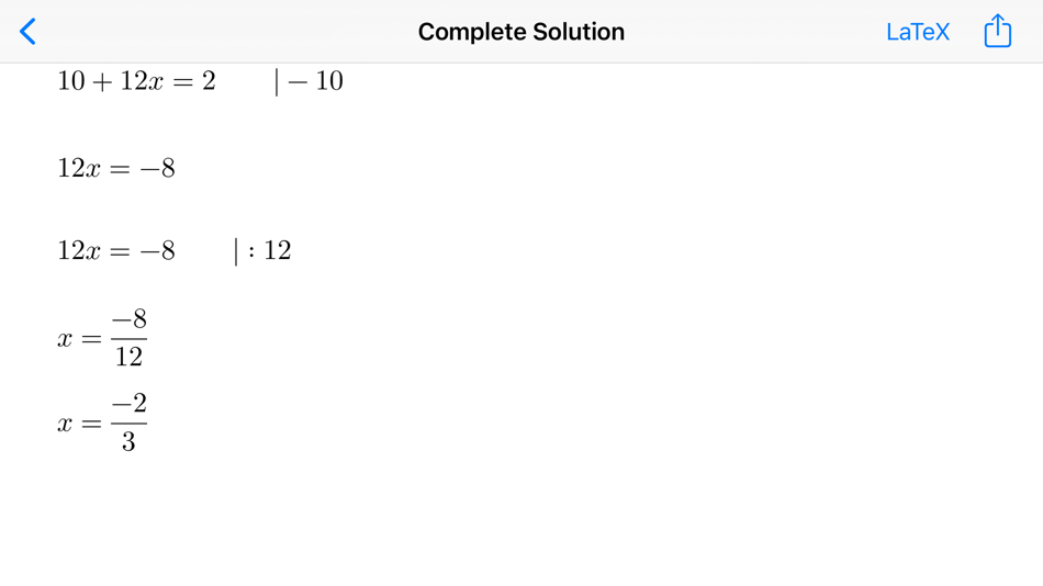 #6. Linear Equations Tutor (iOS) By: Francesco Grassi