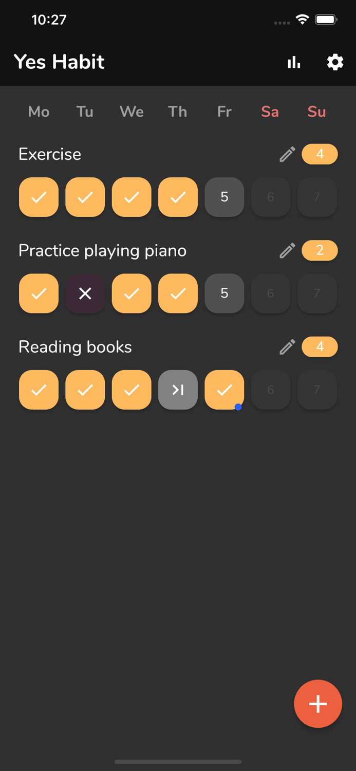 Yes Habit-habit trackergoals