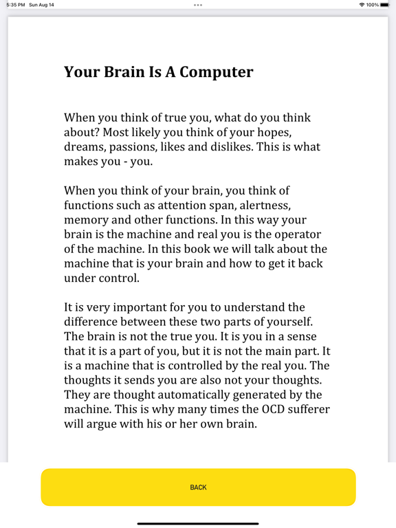 Screenshot #5 pour Reprogram Your Brain From OCD