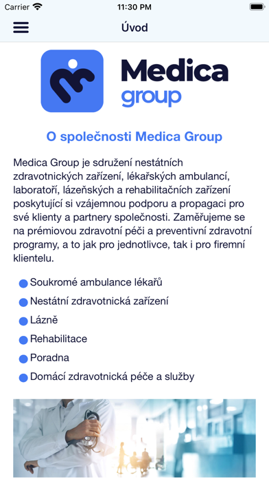 Medica Group Screenshot