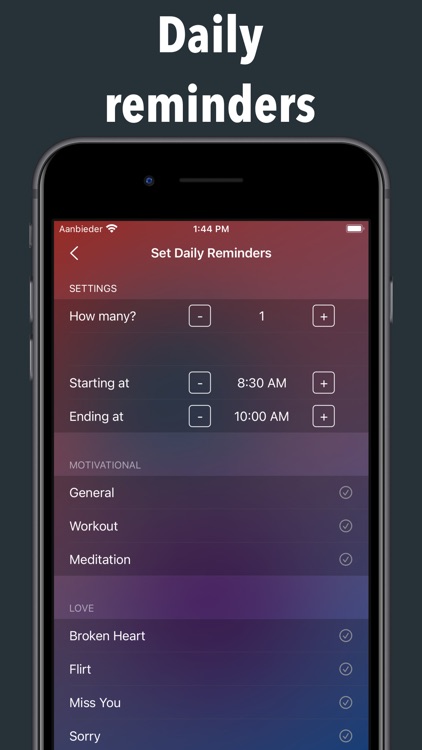 Love Quotes - Daily Reminders screenshot-7