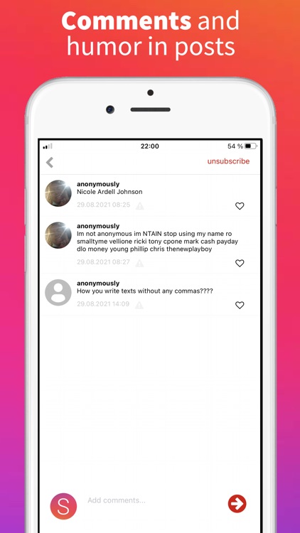 SecretsApp - anonymous stories