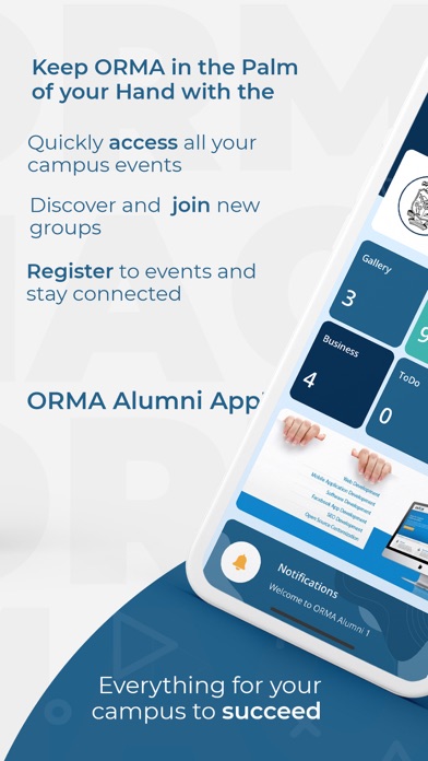 ORMA Alumni Screenshot