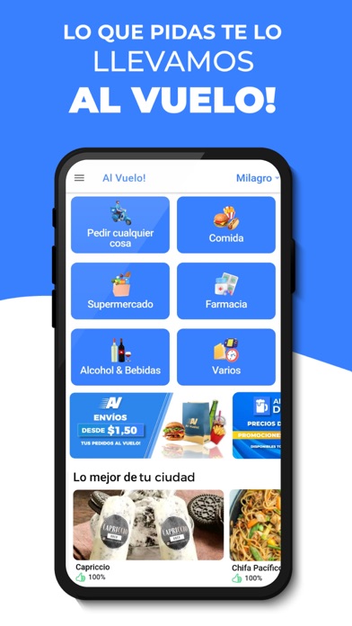 Al Vuelo! - Pide a domicilio Screenshot