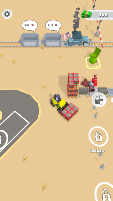 Cargo Train Station 3D Screenshot