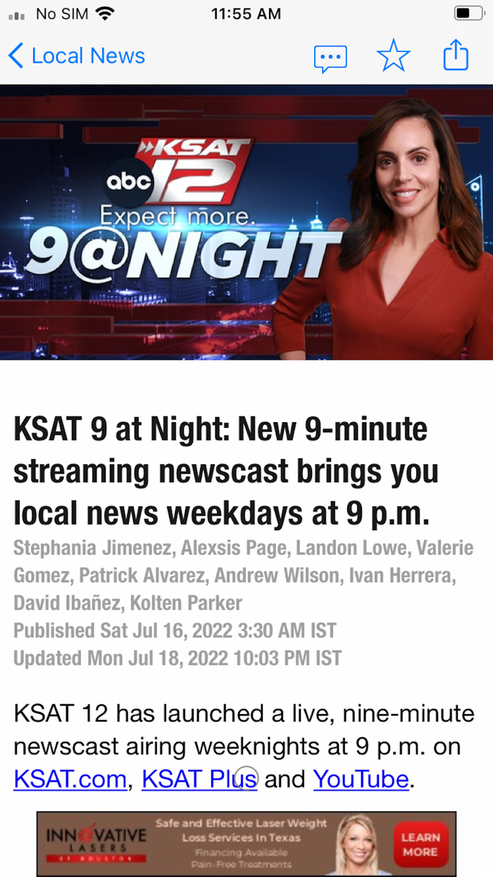 KSAT 12 News