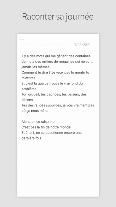 Screenshot #1 pour DAILY NOTE - Note du jour