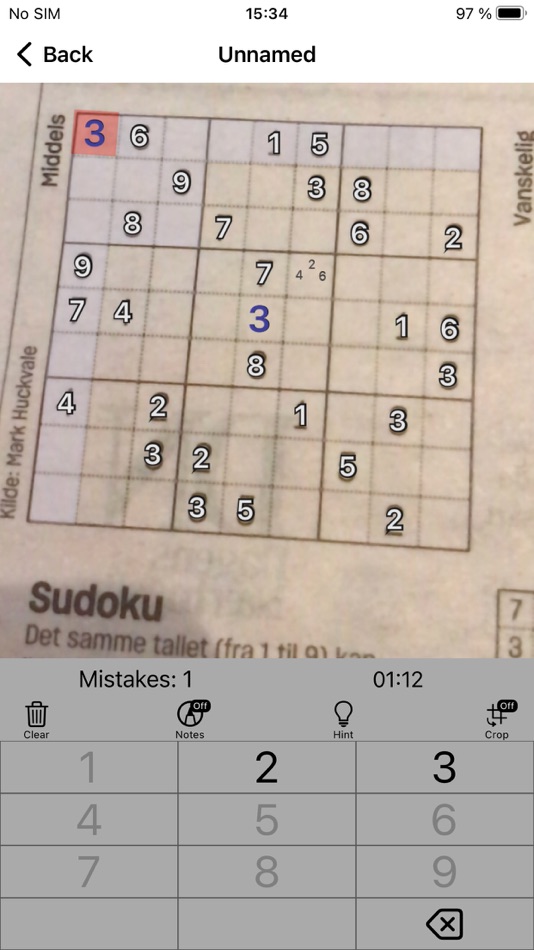 #5. Sudoku Scanner and Solver (iOS) 由: Havnør