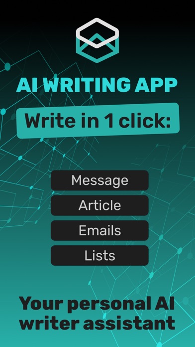 AI Email Messages Generator Screenshot