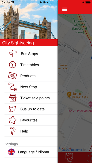 City Sightseeing London Screenshot