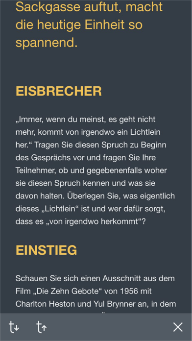 Die Hauskreis-App Screenshot