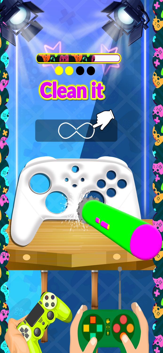 Tie Dye Controller DIY Games