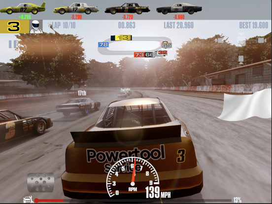 Stock Car Racing iPad app afbeelding 1