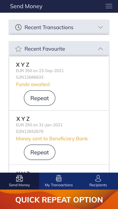 Money2India (Europe) Screenshot