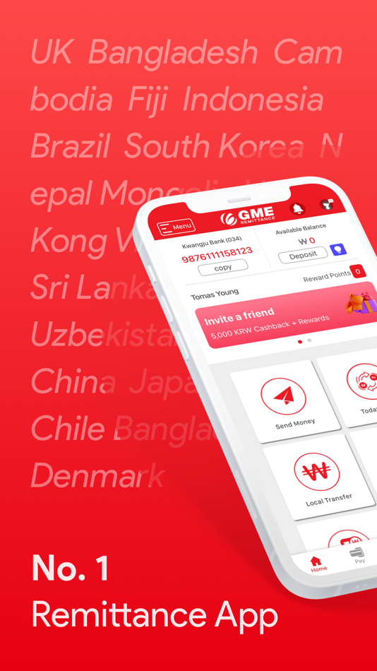 #1. GME Remit (iOS) 由: Global Money Express Co. Ltd