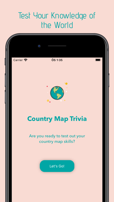 Country Map Trivia Screenshot