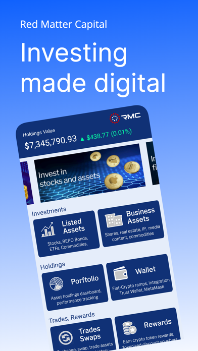 RMC digital assets-stocks-bond Screenshot