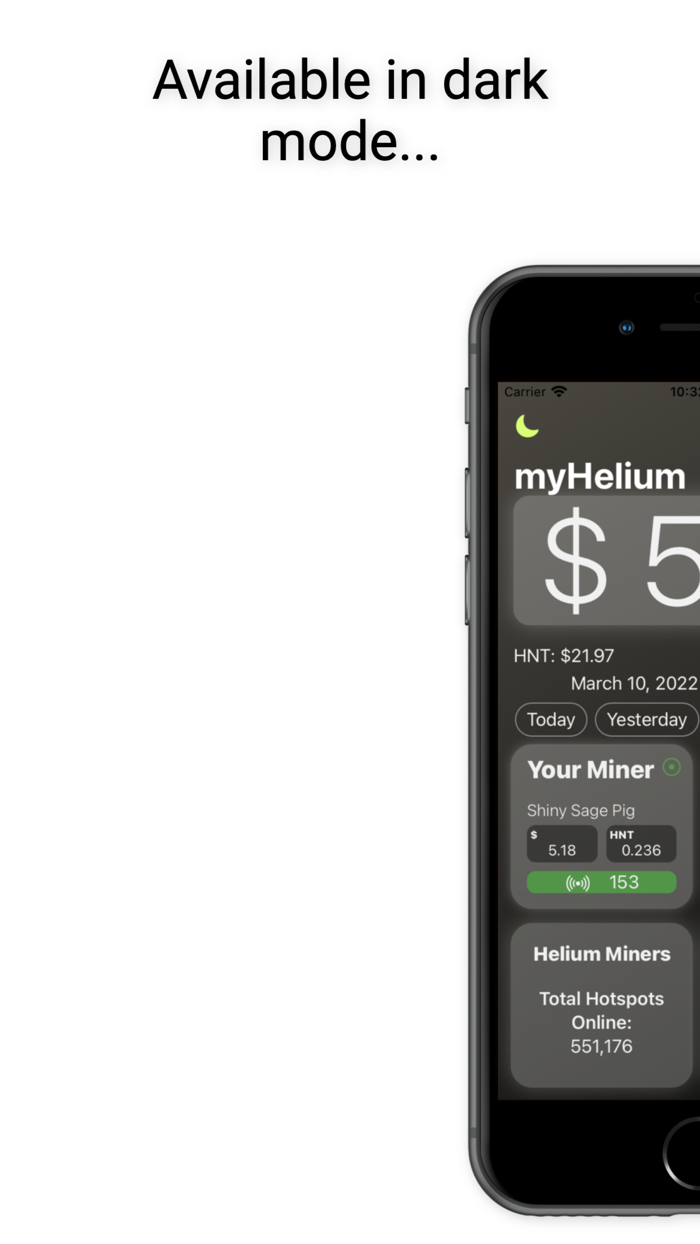 myHelium - Track your miners