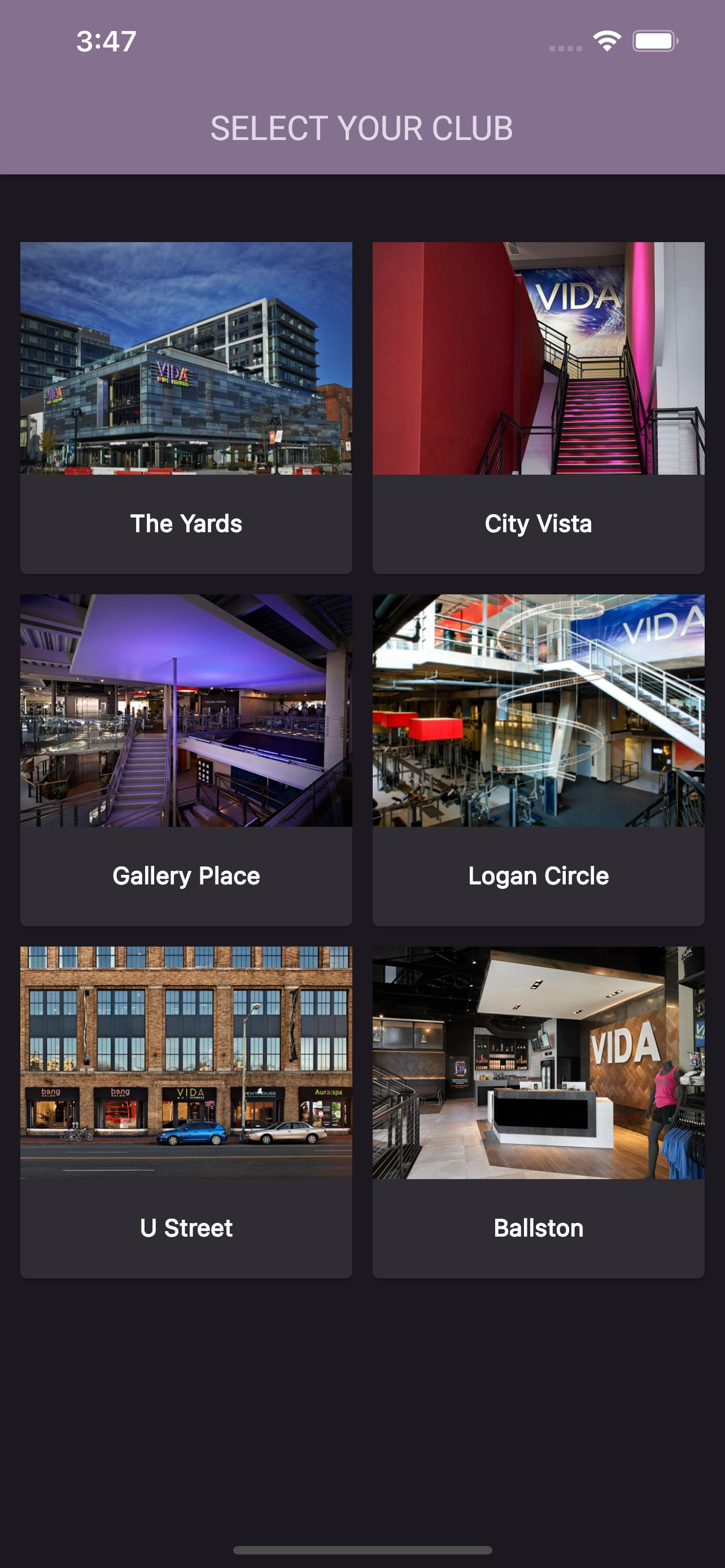 VIDA Fitness Official App