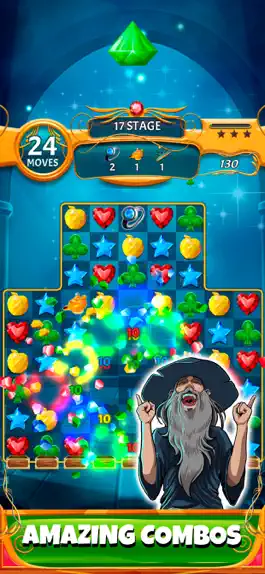 Game screenshot Match 3 Magic Jewels mod apk