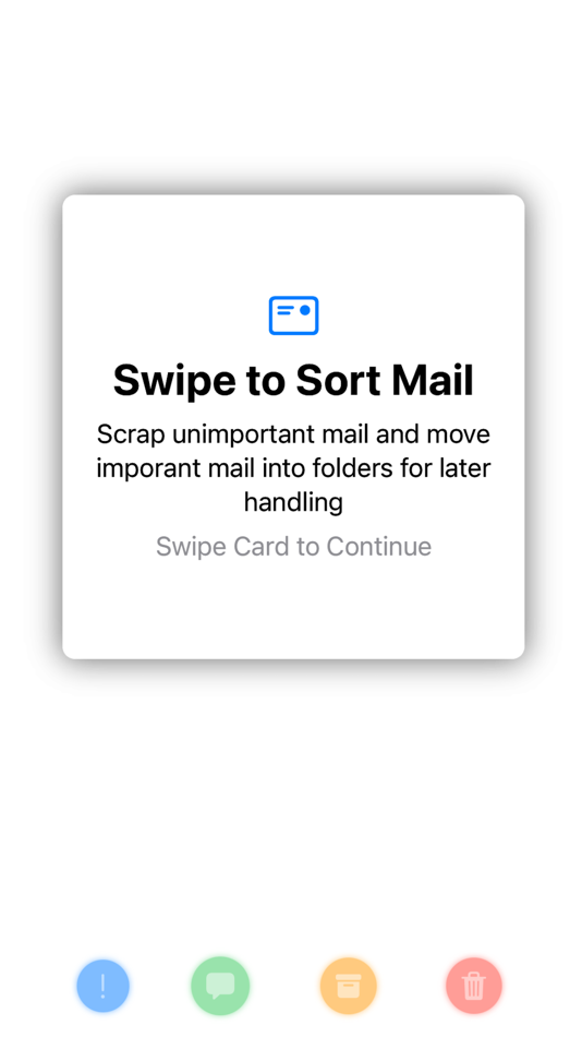 #2. Mailsort: Swipe to Sort Mail (iOS) 来自: Jordan Troutman