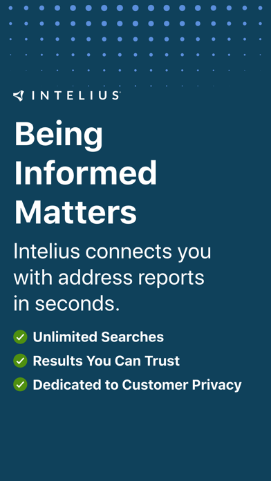 Intelius Search Screenshot