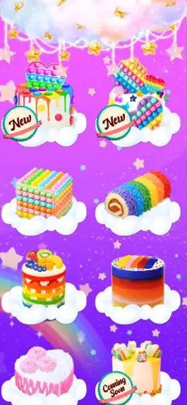 Game screenshot Pop It Rainbow Cake apk