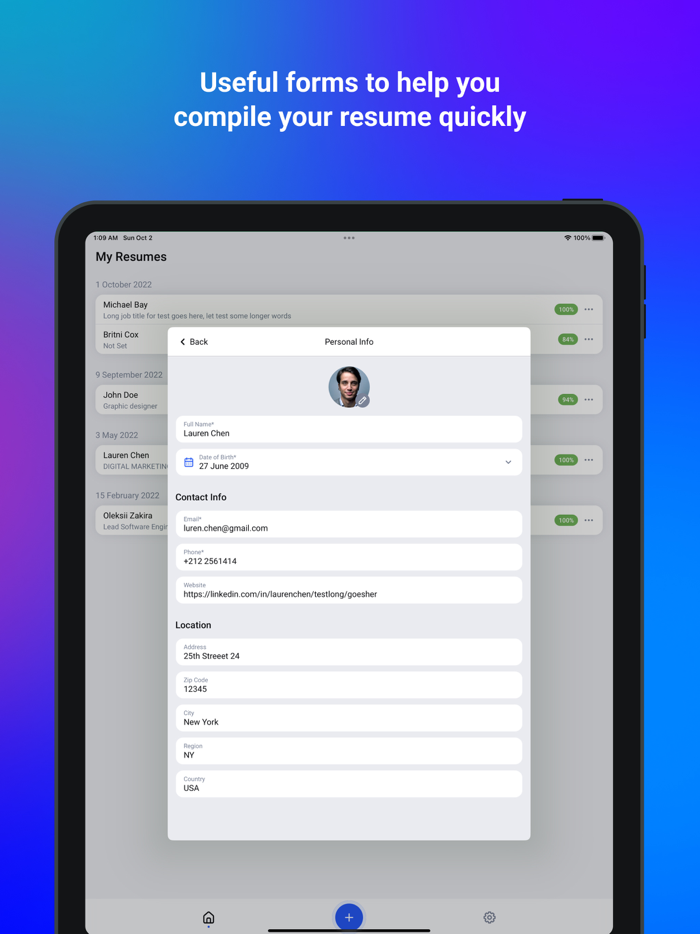 CV Maker pro resume builder