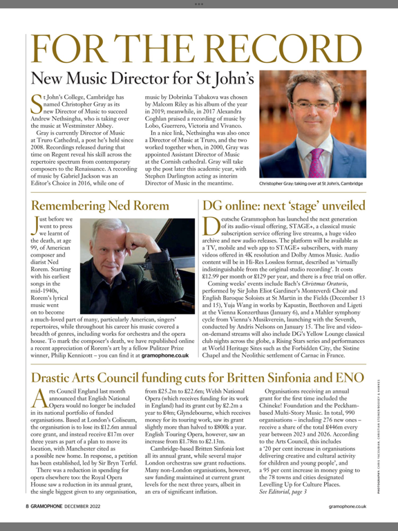 Gramophone Magazine iPad app afbeelding 5