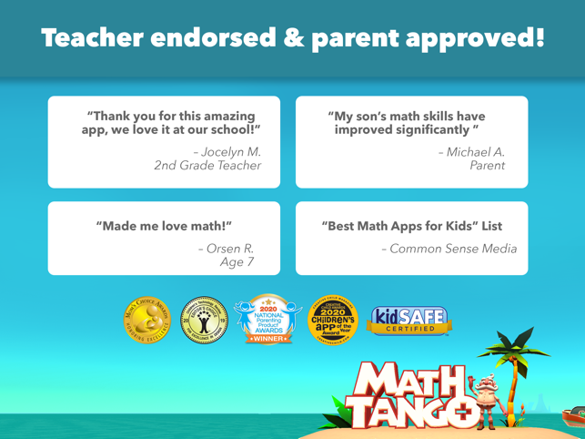 ‎MathTango: Grades K-5 Learning Screenshot