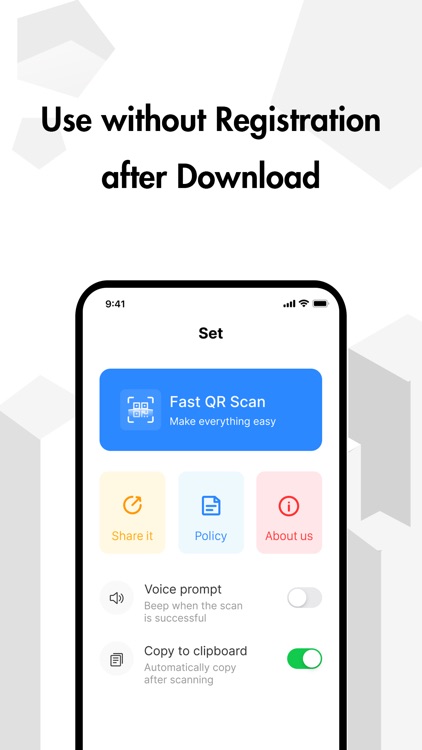 Fast QR Barcode Scan & Create screenshot-3
