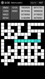 number fit puzzle game iphone screenshot 1